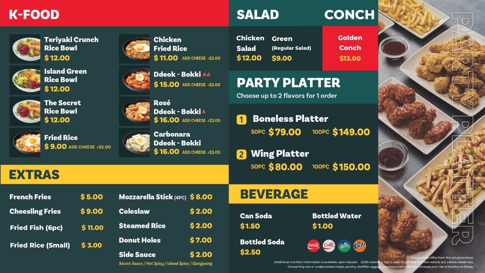 NEW MENU UPDATED 2